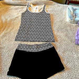 Joe Fresh Black and White Athletic Shorts